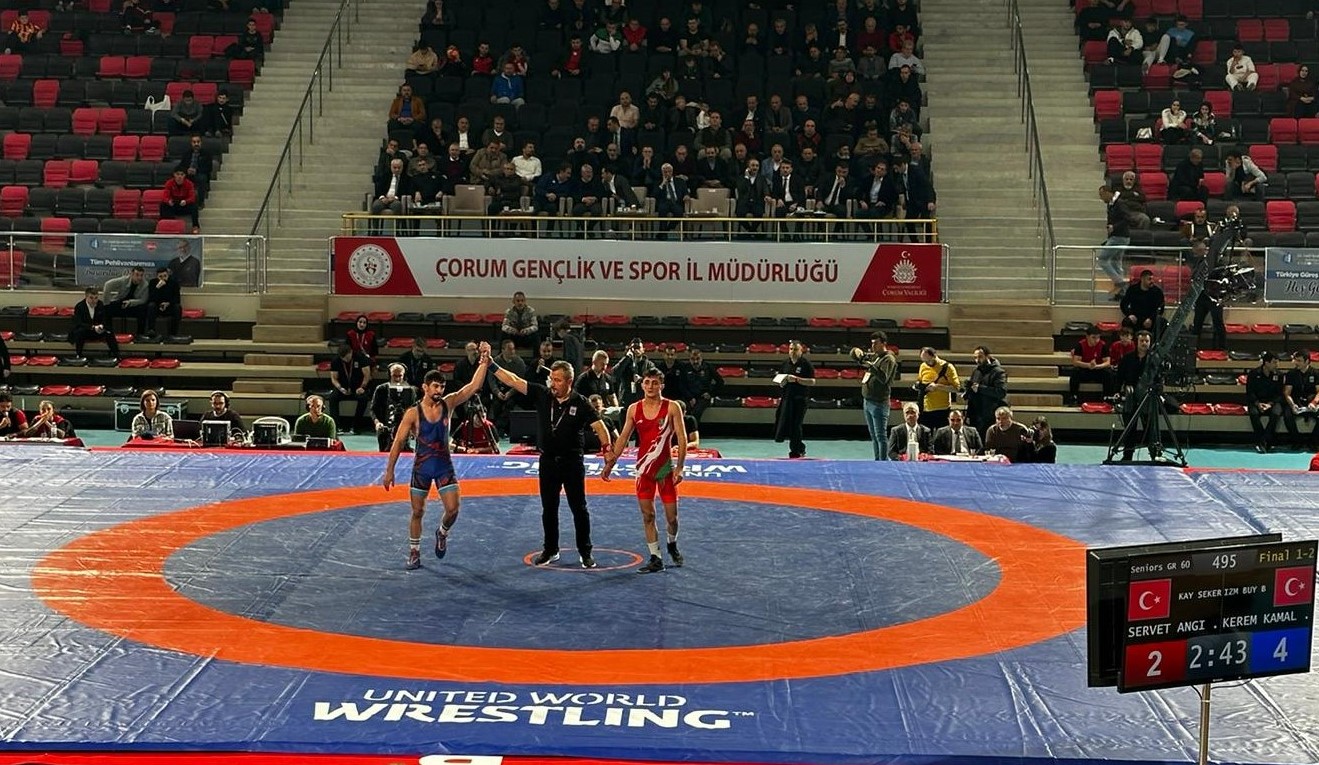 Büyükler Güreş Türkiye Şampiyonası 60 kg. Finalinde BAÜN İmzası