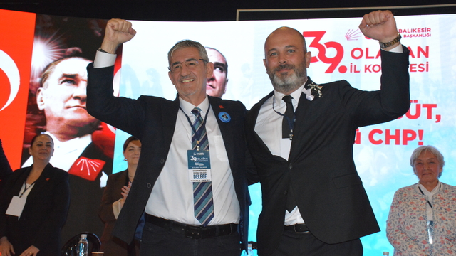 CHP Balıkesir İl Kongresinde Erden Köybaşı Yeniden Başkan Seçildi