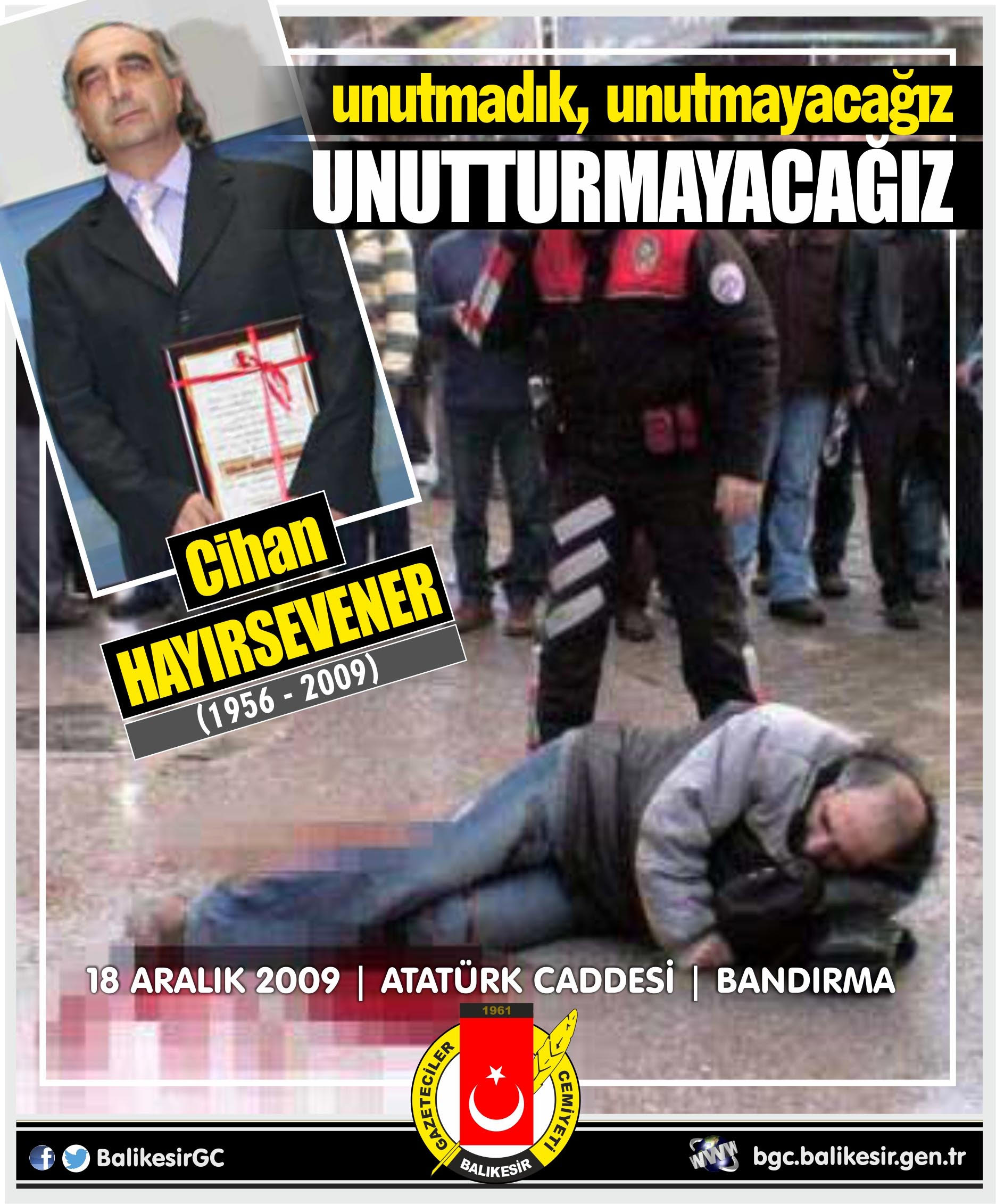 CİHAN'IMIZI UNUTMADIK, UNUTTURMAYACAĞIZ