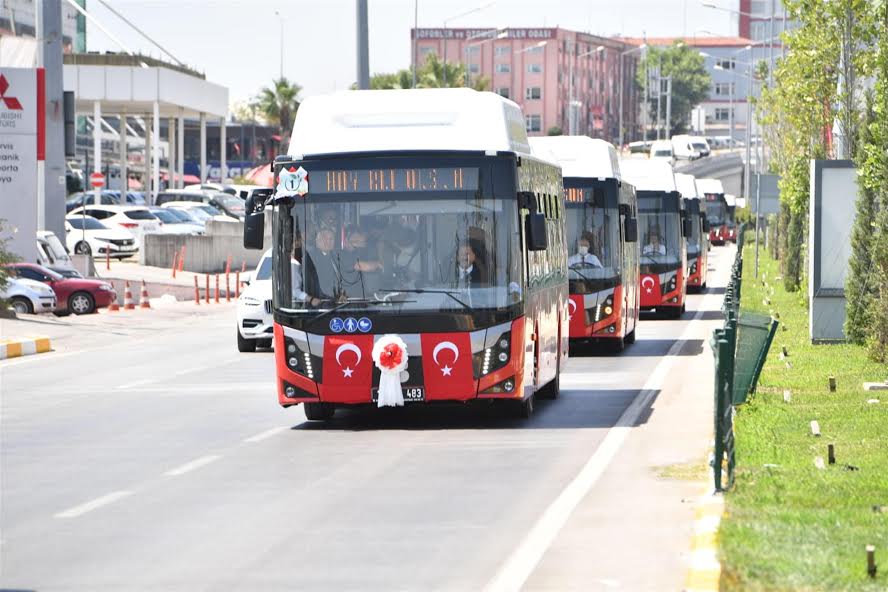 Çevre dostu otobüsler yollarda