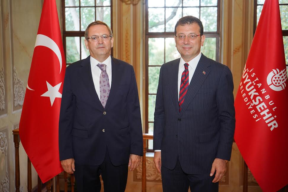 Başkan Ergin'den, Ekrem İmamoğlu'na ziyaret