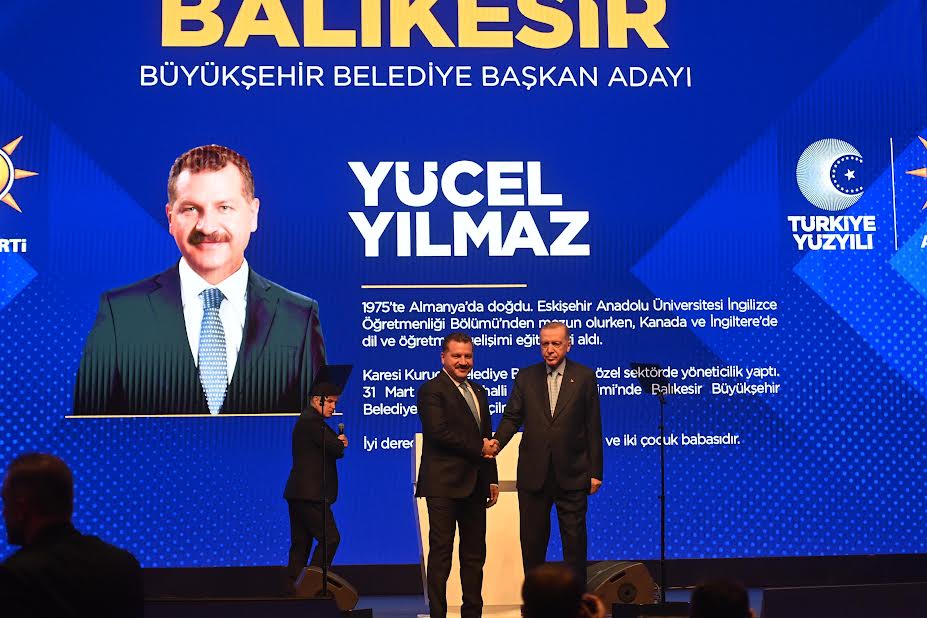 BALIKESİR'DE YÜCEL YILMAZ YENİDEN ADAY