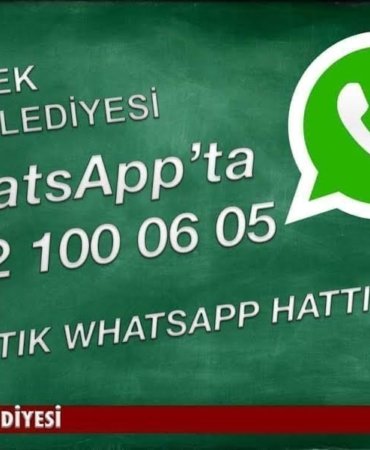 Erdek Belediyesi’nden “Alo Atık WhatsApp” hattı