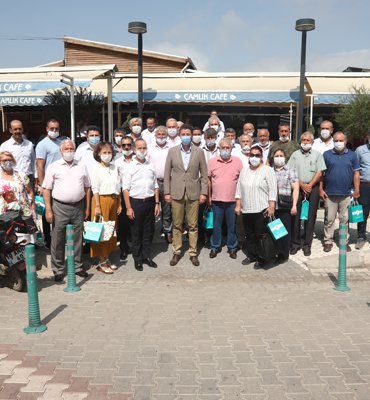 BAŞKAN MUHTARLARLA KAHVALTIDA BİR ARAYA GELDİ