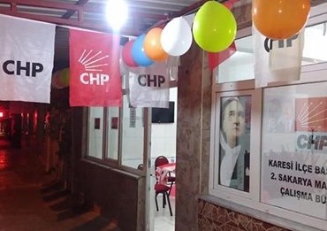 SAKARYA MAHALLESİ ÇALIŞMA BÜROSUNA SALDIRI