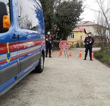 Ovaköy'de 14 günlük karantina