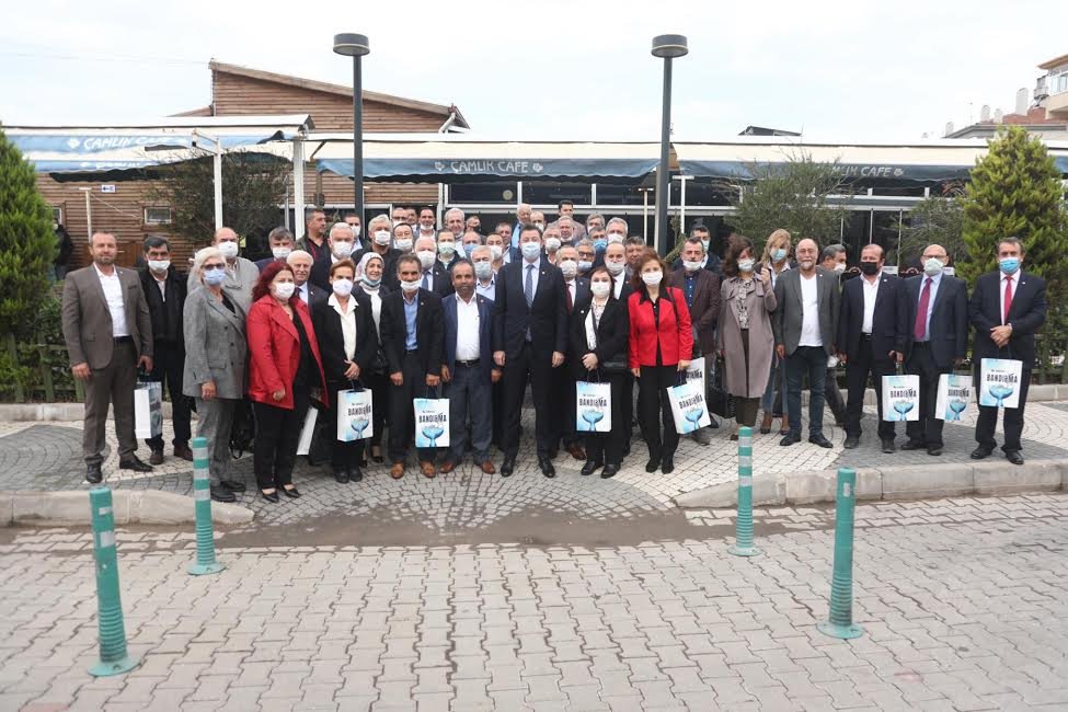 BANDIRMA MUHTARLARI KAHVALTIDA BULUŞTU