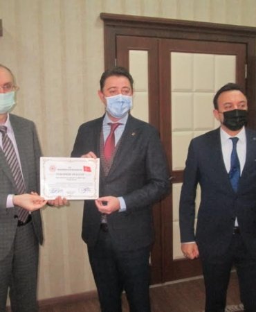 Kaymakam Yazar, teşekkür belgesi verdi