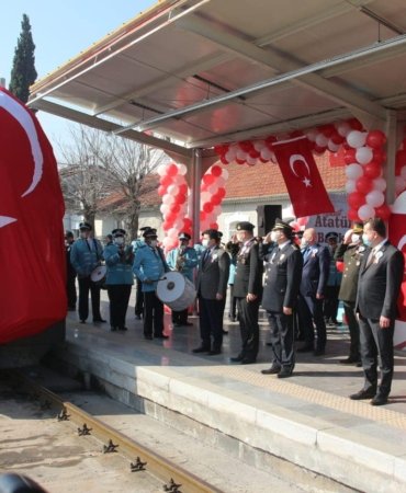 Atatürk'ün Balıkesir'e ilk gelişinin 98'inci yıldönümü kutlandı