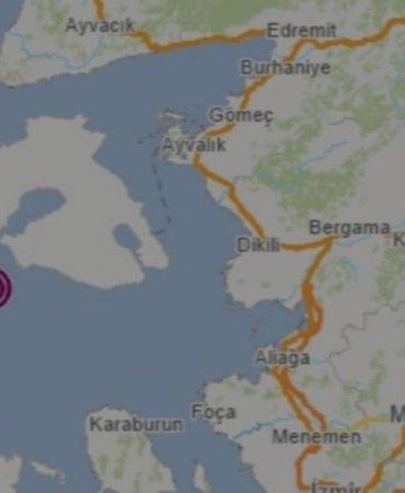 EGE DENİZİ'NDE DEPREM