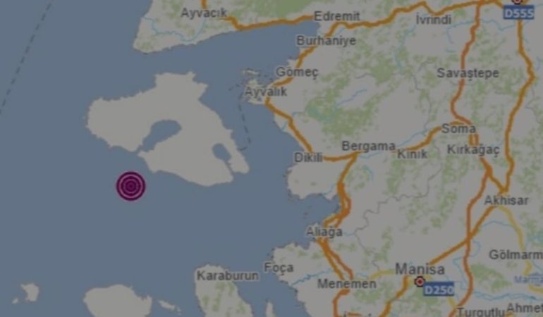 EGE DENİZİ'NDE DEPREM