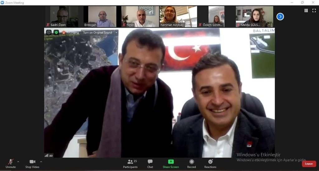 BASİAD-CHP ÜYELERİ BULUŞTUİMAMOĞLU SÜRPRİZ YAPTI