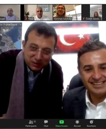 BASİAD-CHP ÜYELERİ BULUŞTUİMAMOĞLU SÜRPRİZ YAPTI