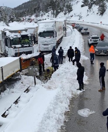Balıkesir Susurluk yolu tek şerit trafiğe açıldı