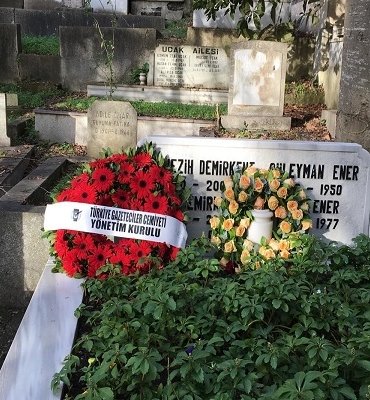 Nezih Demirkent mezarı başında anıldı