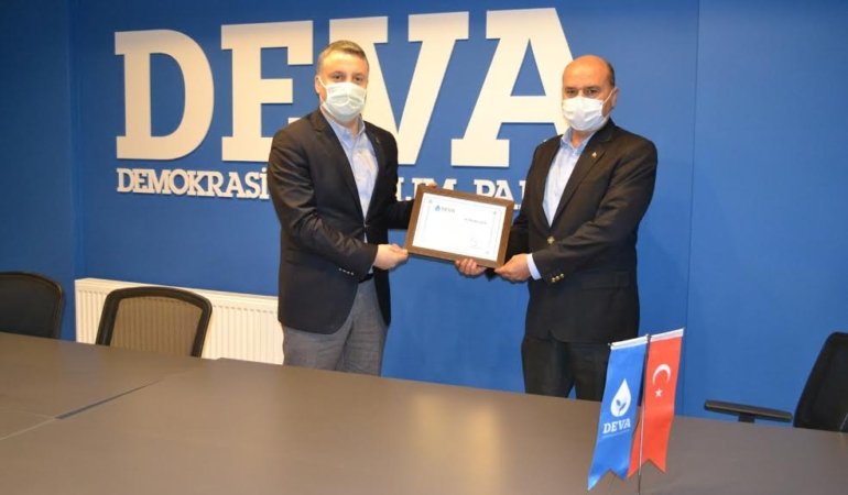 DEVA Savaştepe'de Mehmet Ülkü'ye Emanet