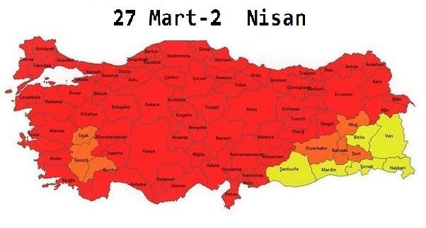 VAKA İNSİDANS HARİTASINDA VAHİM DURUM