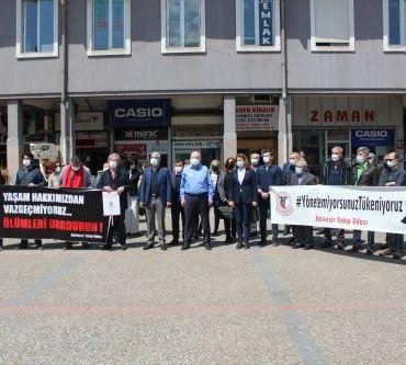 TABİP ODASI: ''ARTIK TÜKENDİK! BU ÇIĞLIK HEPİMİZİN''