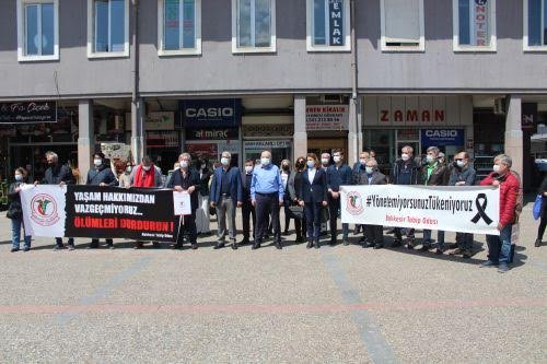 TABİP ODASI: ''ARTIK TÜKENDİK! BU ÇIĞLIK HEPİMİZİN''