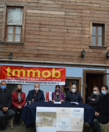 TMMOB’DAN ÇEVRE DUYARLILIĞI