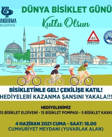 BANDIRMA’DA BİSİKLET YARIŞMASI