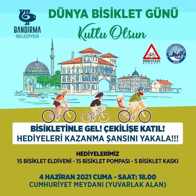 BANDIRMA’DA BİSİKLET YARIŞMASI