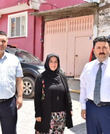 BAŞKAN AVCI'DAN KABAKLI’YA GEÇMİŞ OLSUN ZİYARETİ