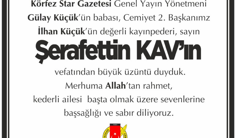 EDREMİTLİ GAZETECİ KÜÇÜK’ün BABASI VEFAT ETTİ