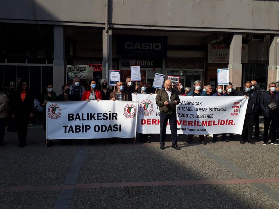 TABİP ODASI:''EMEK BİZİM,SÖZ BİZİM''