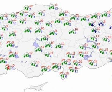 Meteoroloji'den 27 ile sarı ve turuncu kodlu uyarı: Sağanak ve kar geliyor