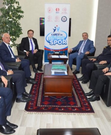 “KARESİ’DE EĞİTİMDE SPOR PROJESİ” PROTOKOLÜ İMZALANDI