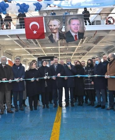 ERDEK NARLI-MARMARA TOPAĞAÇ FERİBOT HATTI AÇILDI