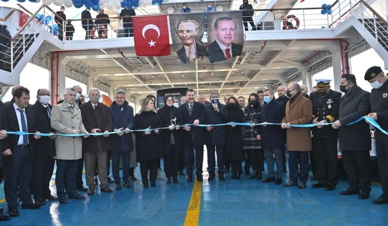 ERDEK NARLI-MARMARA TOPAĞAÇ FERİBOT HATTI AÇILDI