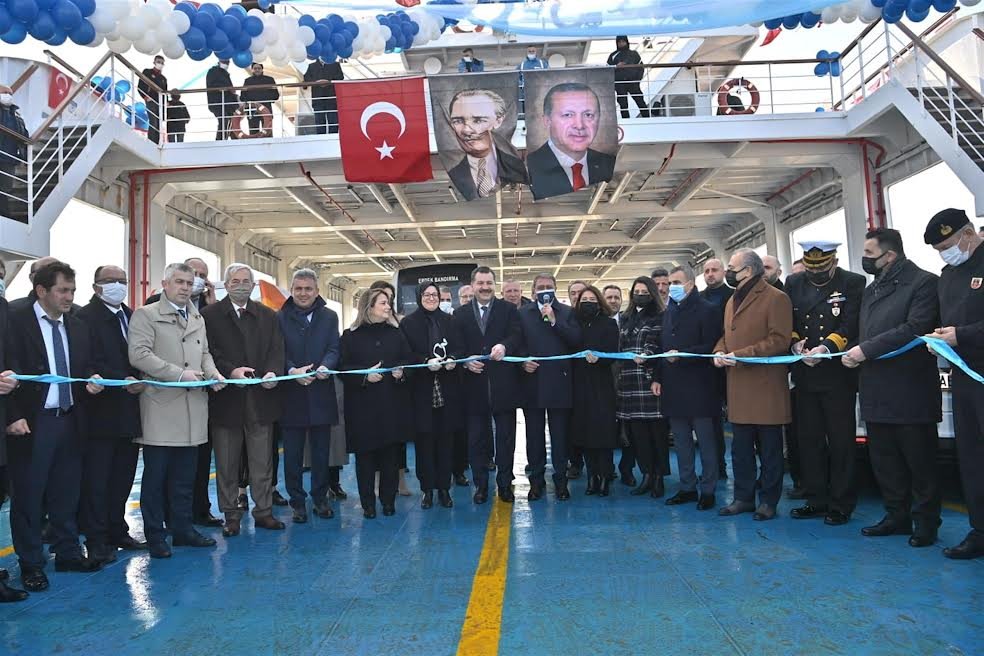 ERDEK NARLI-MARMARA TOPAĞAÇ FERİBOT HATTI AÇILDI