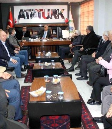 CHP MANYAS'TA BULUŞTU