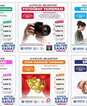 ALTIEYLÜL’DEN 6 YARIŞMA