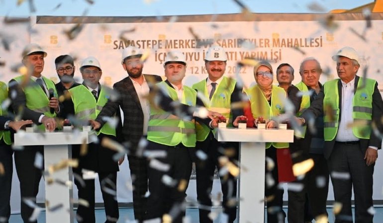 SAVAŞTEPE'YE 75 MİLYONLUK SU YATIRIMI