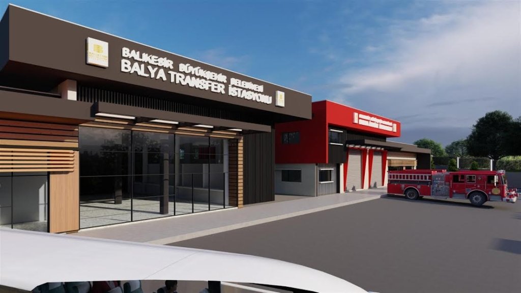 BALYA'YA TAM DONANIMLI İTFAİYE İSTASYONU MODERN TERMİNAL