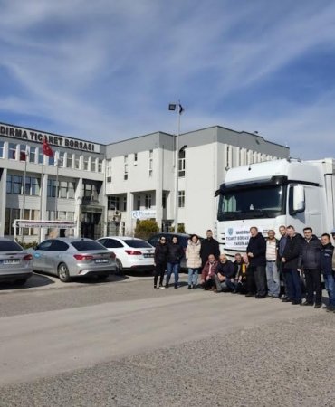 BANDIRMA TİCARET BORSASI TIRI YOLA ÇIKTI