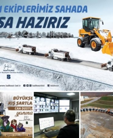 BÜYÜKŞEHİR BELEDİYESİ HER KOŞULDA GÖREVİNİN BAŞINDA