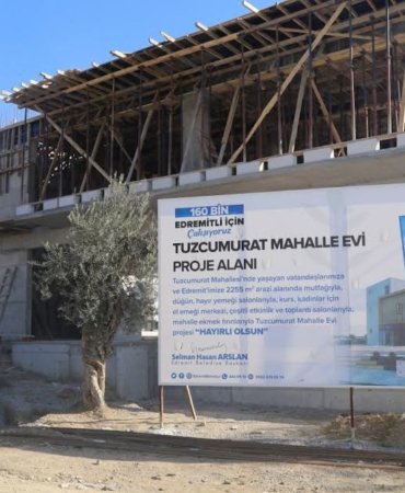 TUZCUMURAT MAHALLE EVİ YÜKSELİYOR