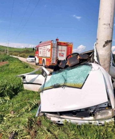 SUSURLUK'TA TRAFİK KAZASI: 1 YARALI