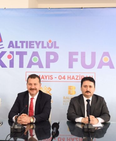 ALTIEYLÜL KİTAP FUARI CUMA GÜNÜ AÇILIYOR