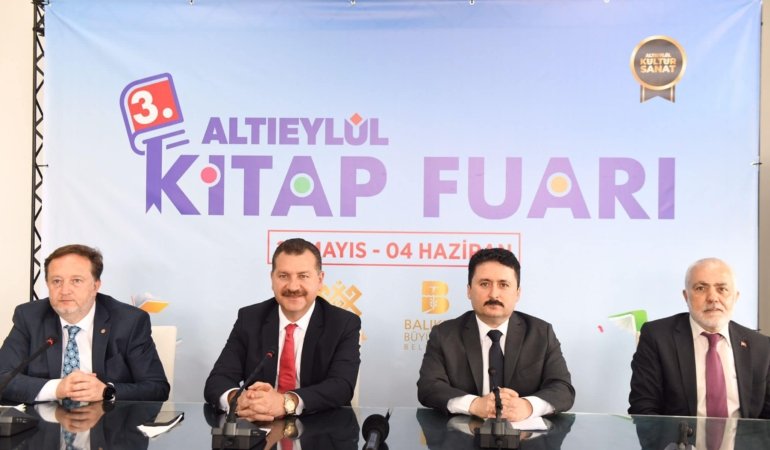 ALTIEYLÜL KİTAP FUARI CUMA GÜNÜ AÇILIYOR