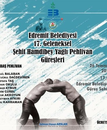 EDREMİT'TE 500 PEHLİVAN KOL BAĞLAYACAK