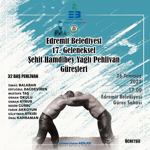 EDREMİT'TE 500 PEHLİVAN KOL BAĞLAYACAK