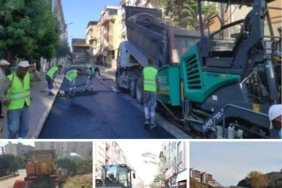 KARESİ’DE ASFALTLAMA ÇALIŞMALARI SÜRÜYOR