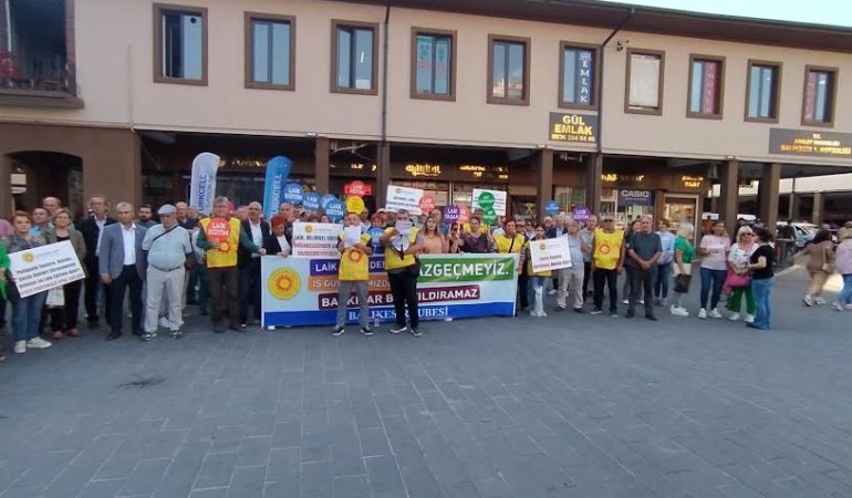 LAİK YAŞAMDAN, BİLİMSEL EĞİTİMDEN VAZGEÇMEYECEĞİZ!ÇEDES PROTOKOLÜ İPTAL EDİLSİN!