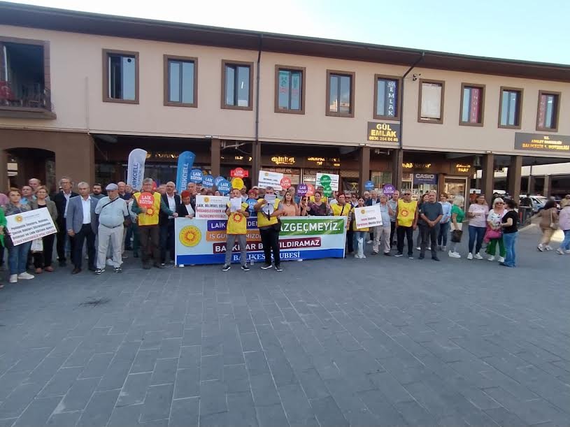 LAİK YAŞAMDAN, BİLİMSEL EĞİTİMDEN VAZGEÇMEYECEĞİZ!ÇEDES PROTOKOLÜ İPTAL EDİLSİN!