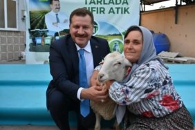 TARLADAKİ ATIKLAR KUZUYA DÖNÜŞÜYOR